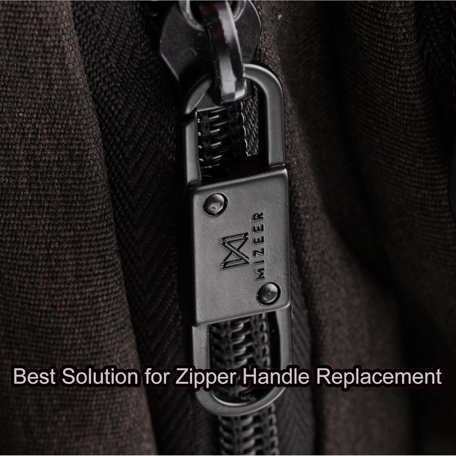 Clips Antirrobo Mizeer para Cremalleras - 2 Tamaños, 4 Piezas