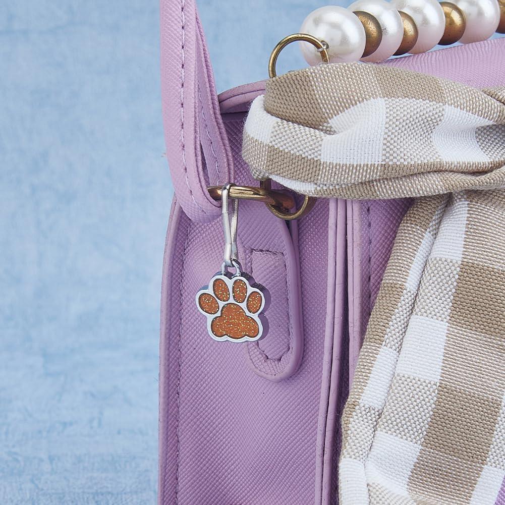 Tiradores de Cremallera DICOSMETIC 20 Pcs Huella de Perro