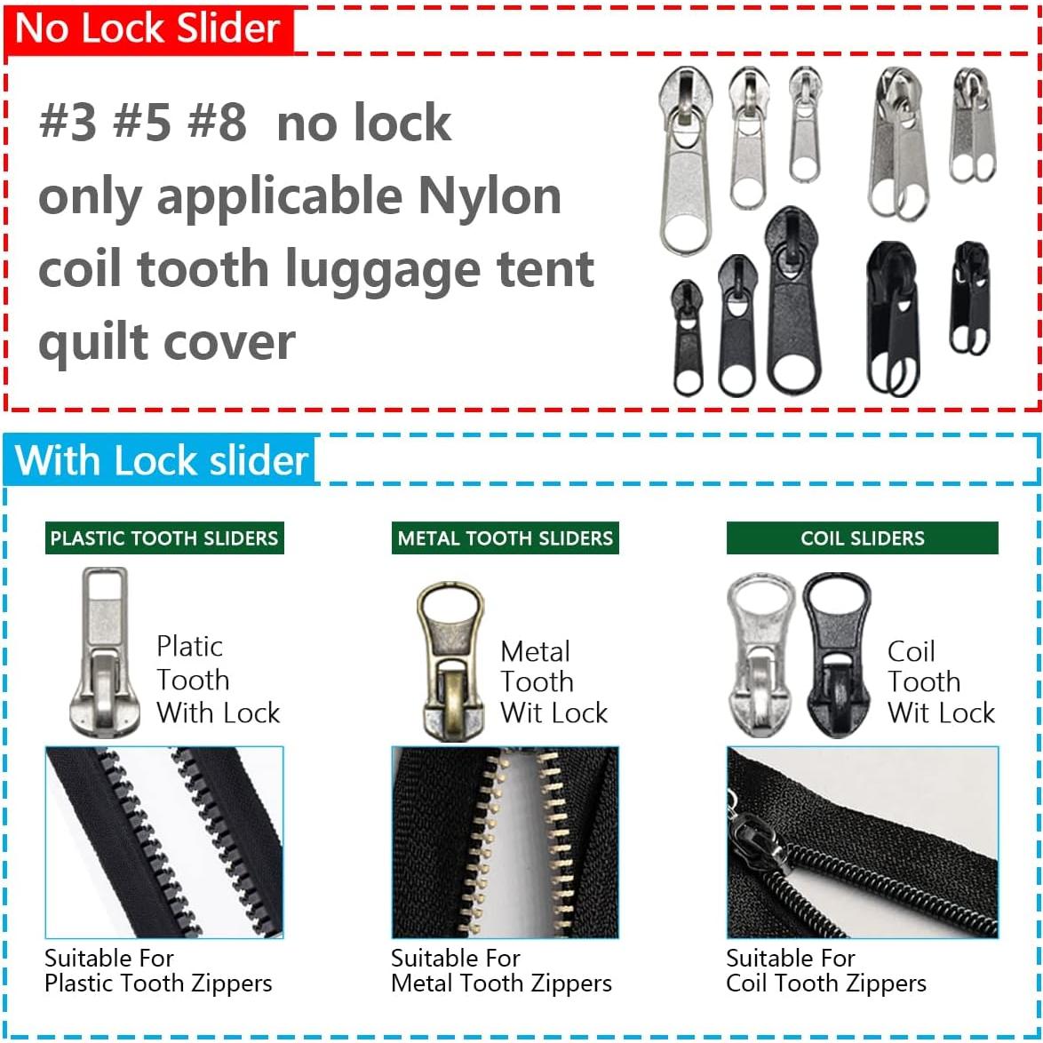 Kit de Reparación de Cremalleras 252 Piezas BDS-HOME