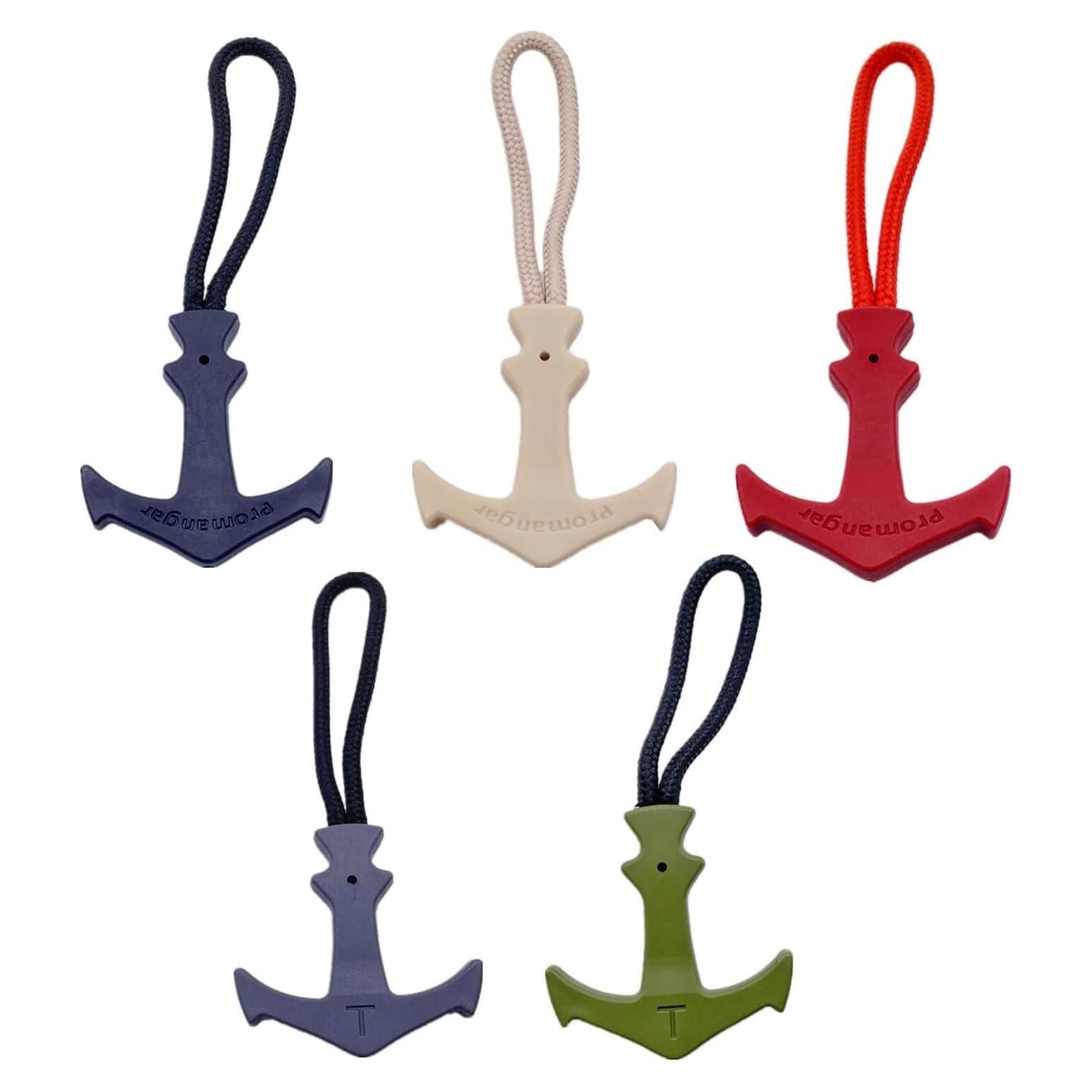 Tiradores de Cremallera LDCRE de Nylon Antideslizante - 5 Colores