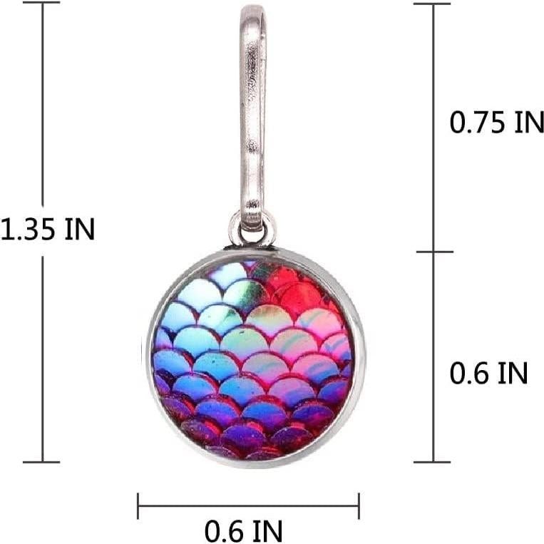 12 Encantos de Tirador de Cremallera Brillantes para Reparación