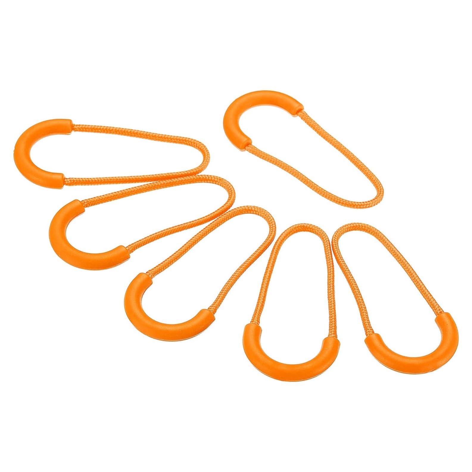 Extensores de Tiradores de Cremallera PATIKIL 20 Unidades Naranja