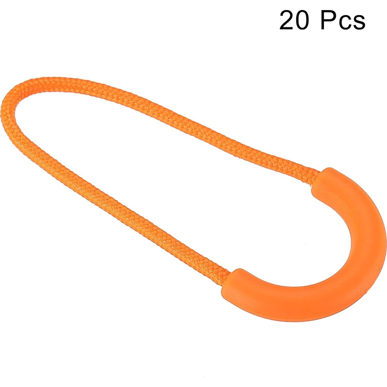 Extensores de Tiradores de Cremallera PATIKIL 20 Unidades Naranja