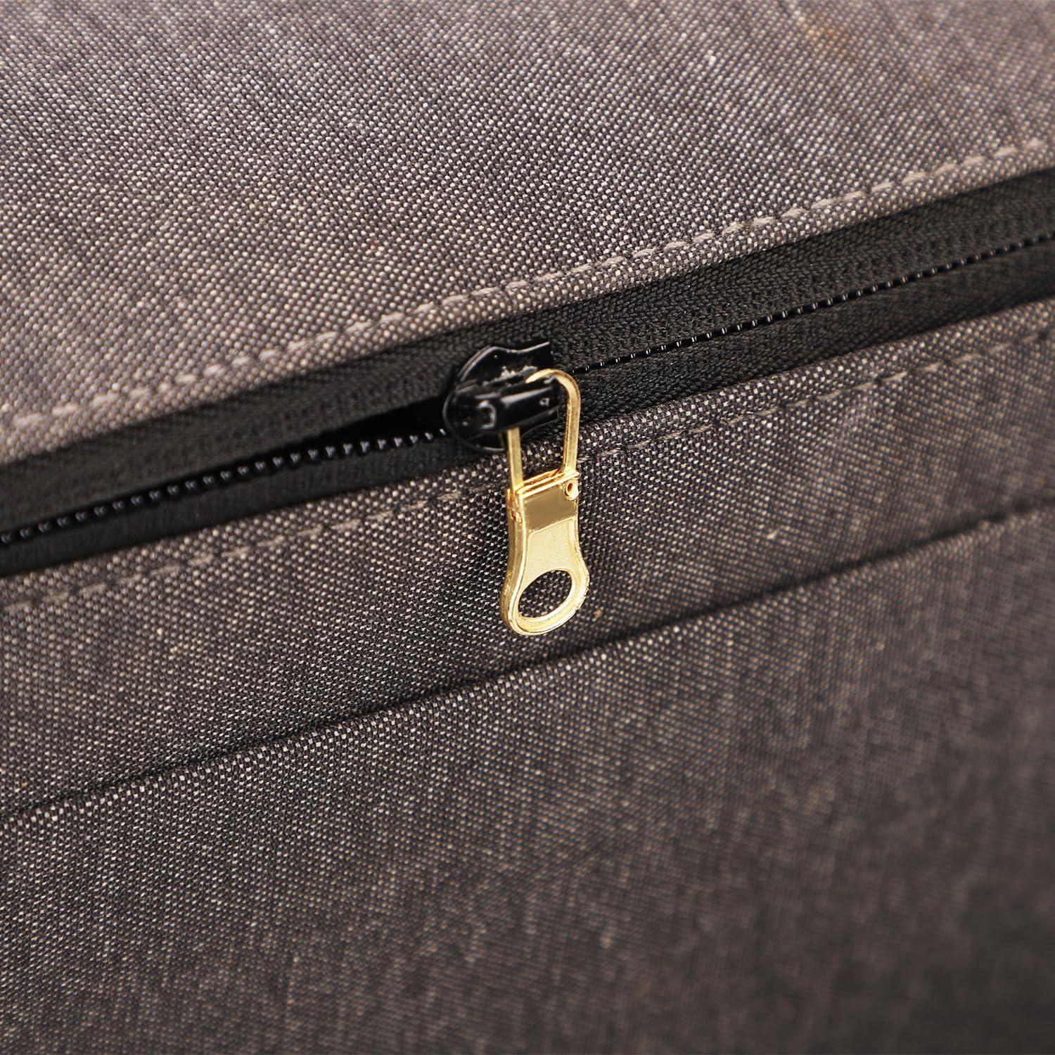 8 Tiradores de Cremallera Reemplazo Dorado NQEUEPN 27x10mm