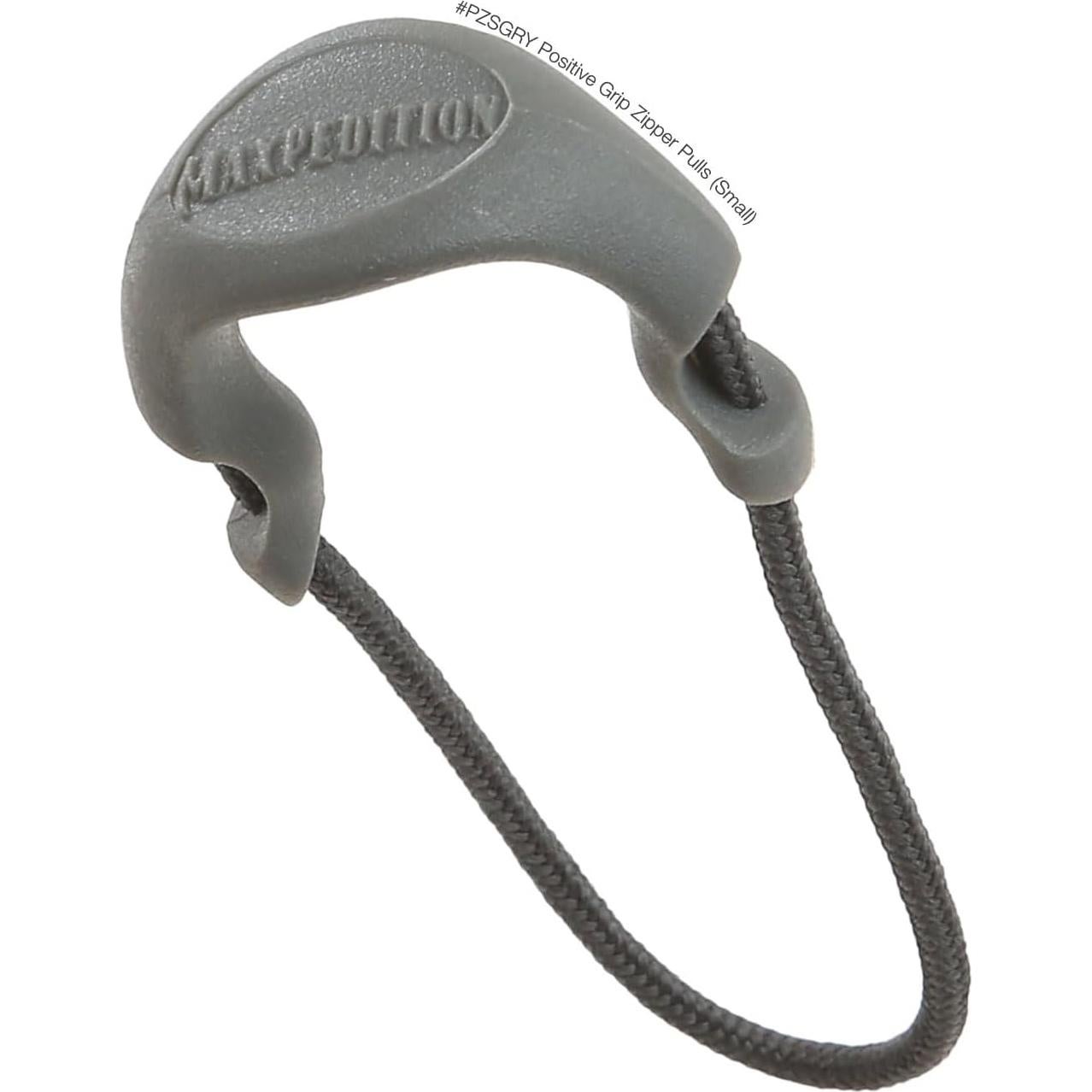 Tiradores de Cremallera Pequeños Maxpedition Gris - Paquete de 6