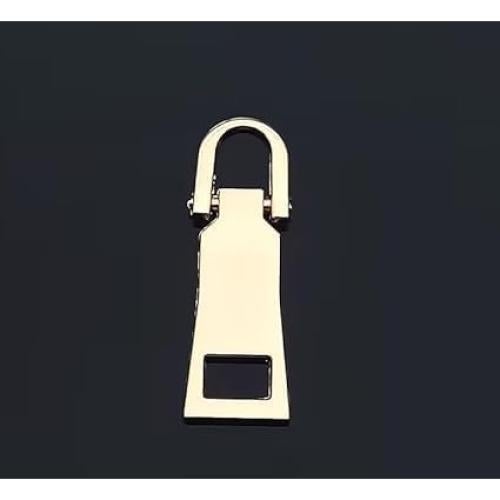 4 Reemplazos Tiradores de Cremallera Dorados Metal ZGLUZP