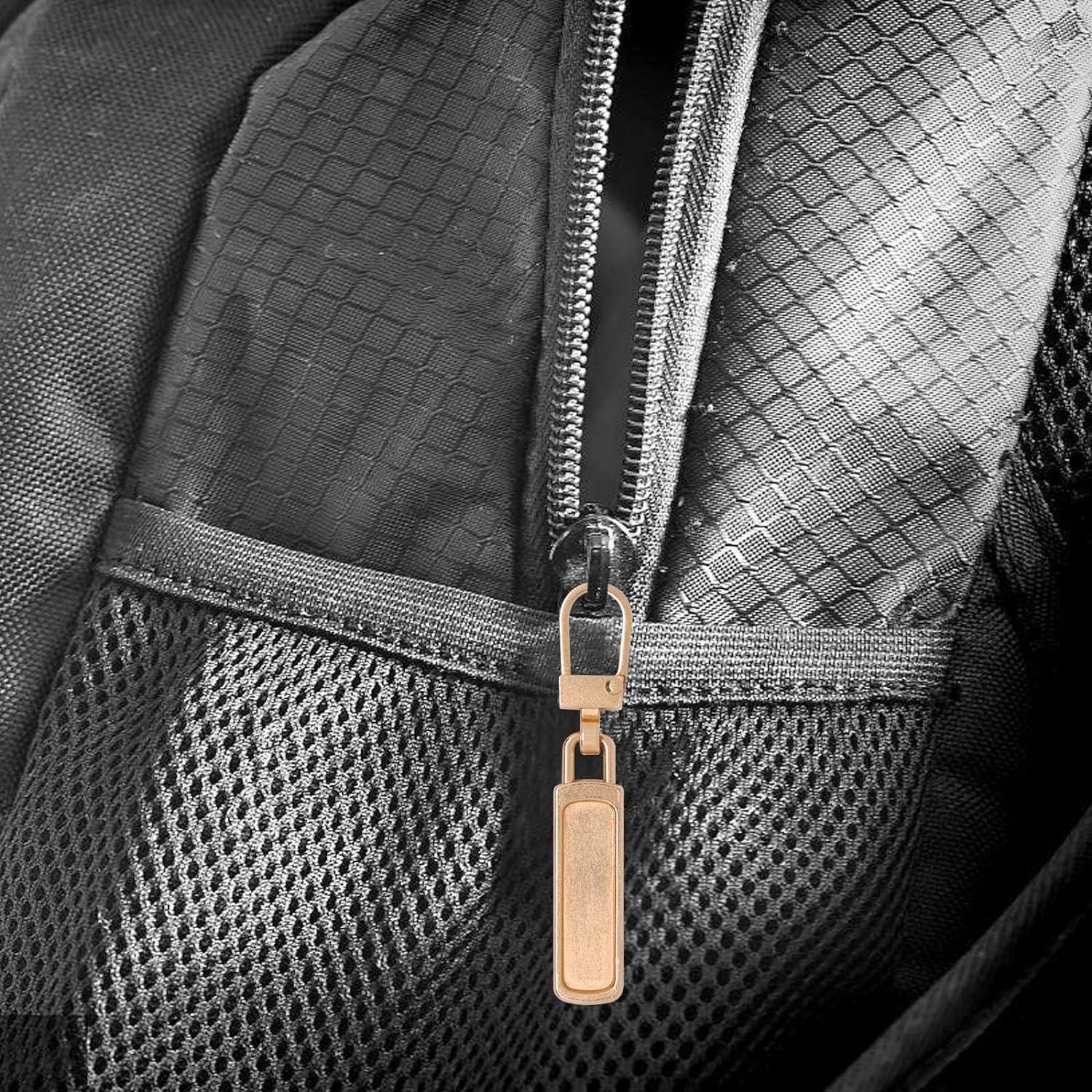 4 Tiradores de Cremallera Metal Zenarao Reparación Universal