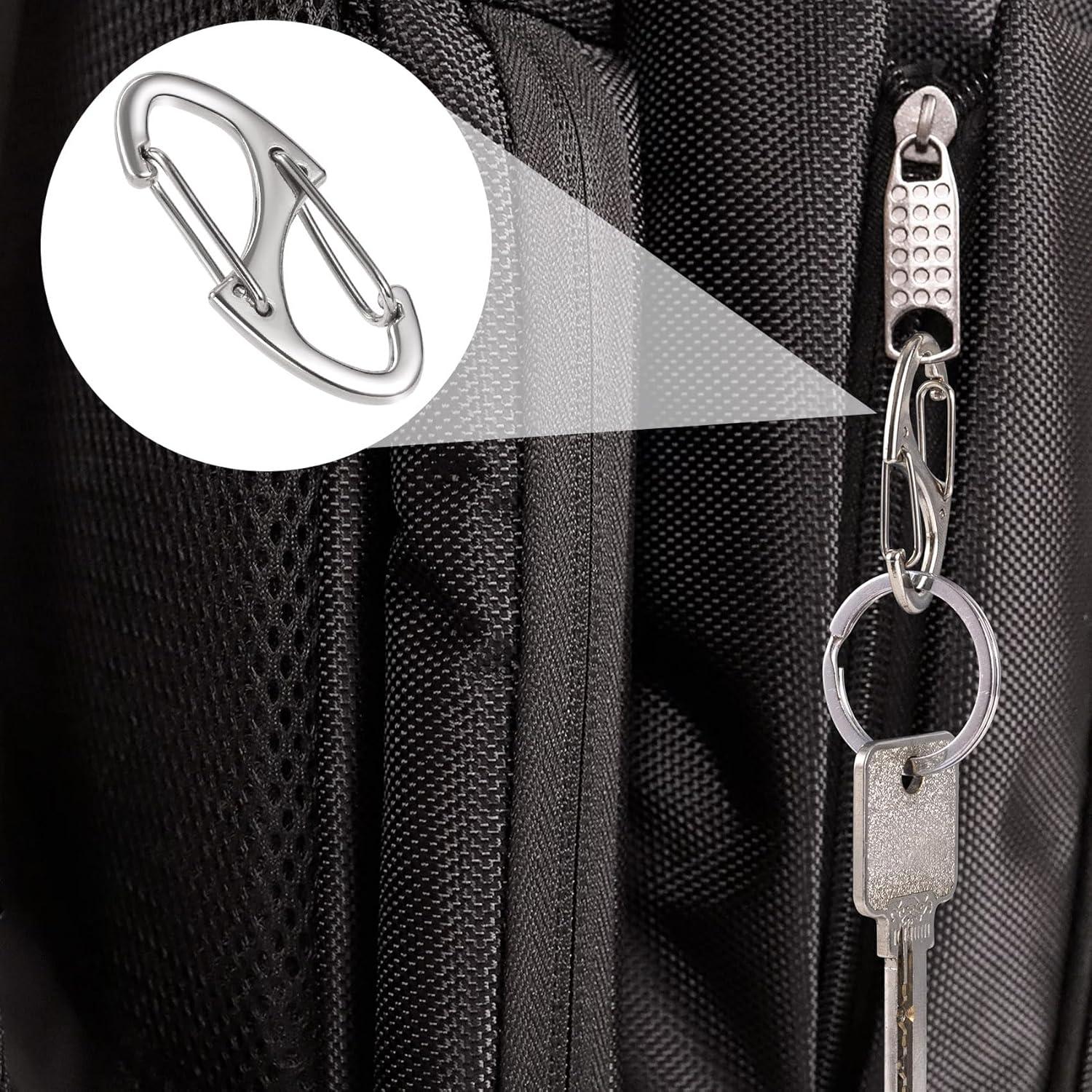 Clips de Cierre Antirrobo HINZIC 8 Piezas Doble Apertura