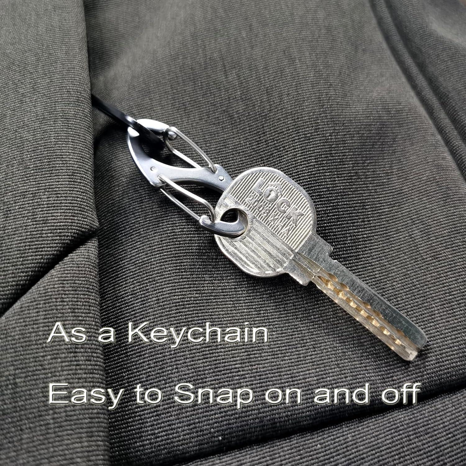 Clips de Cierre Antirrobo Mizeer Acero Inoxidable 6PCS