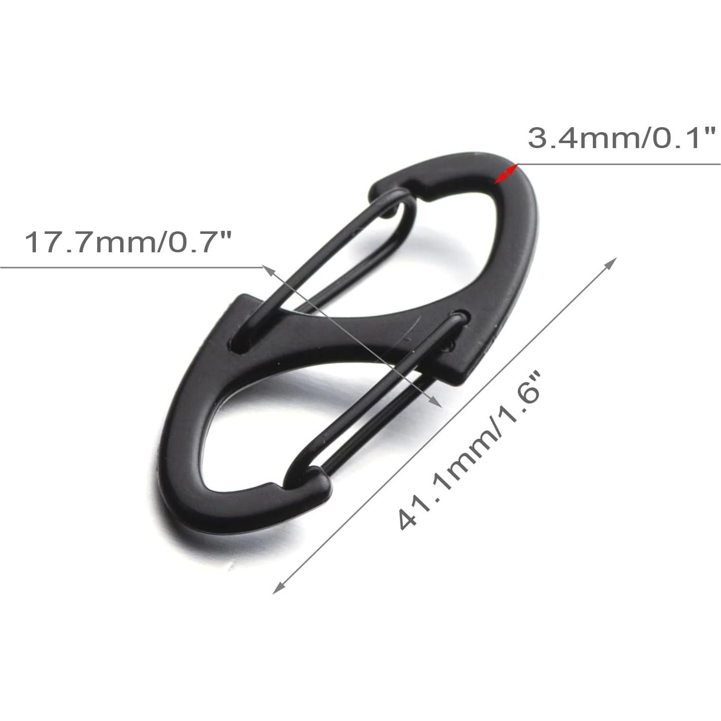 Clips de Cierre Antirrobo Mizeer Acero Inoxidable 6PCS