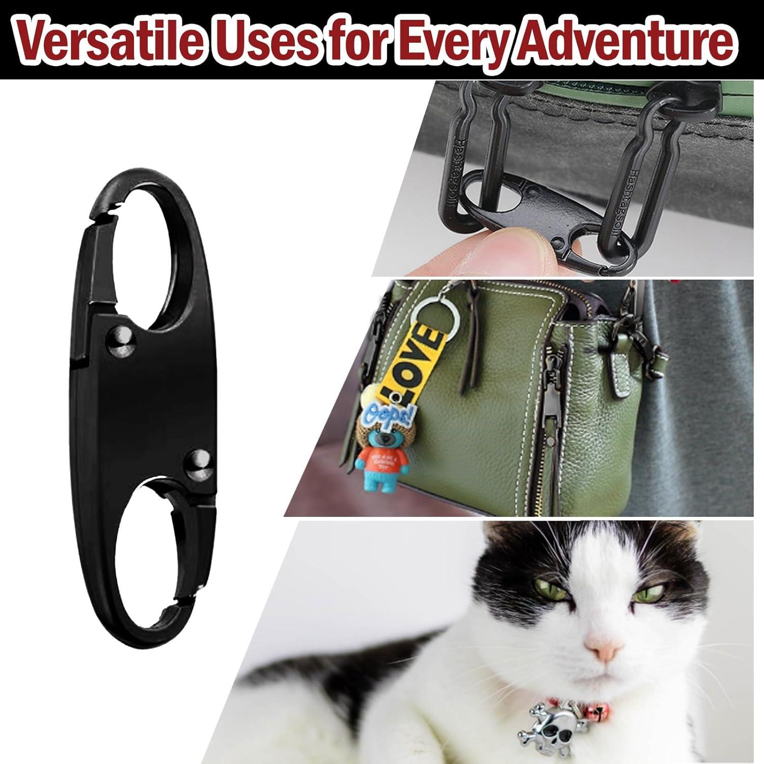 20 Clips de Cremallera Antirrobo Genérico para Mochilas y Equipaje