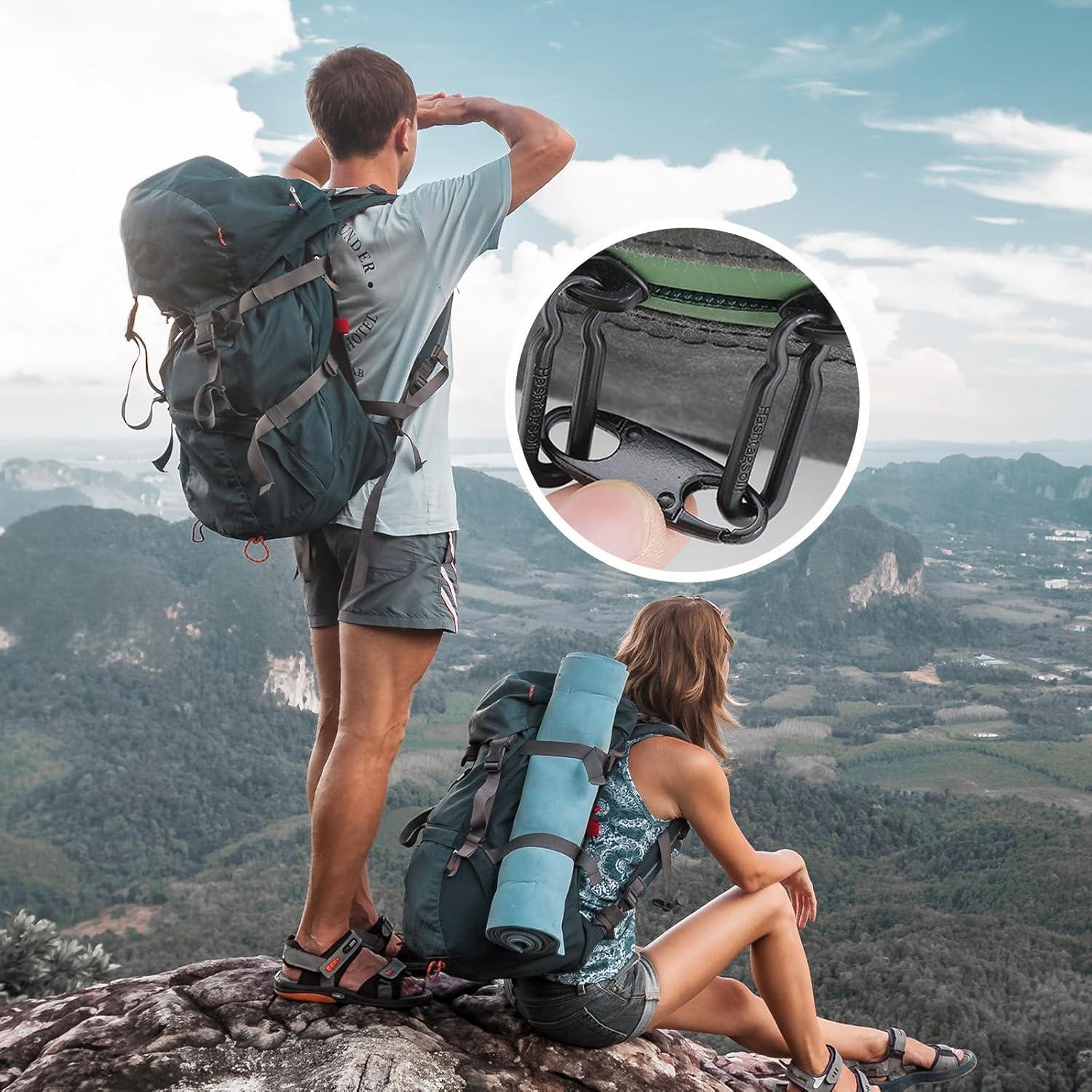 20 Clips de Cremallera Antirrobo Genérico para Mochilas y Equipaje