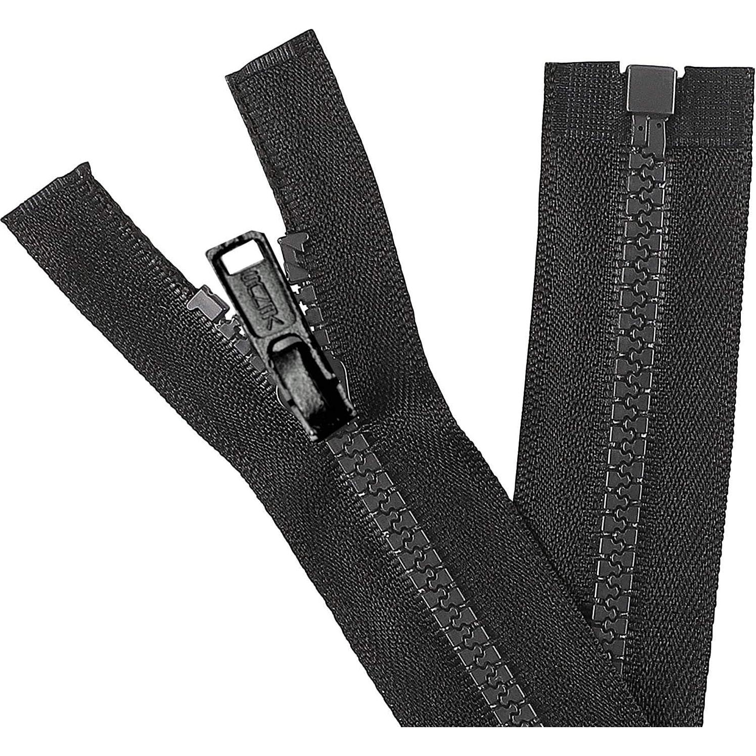 Cremalleras Separadas de Plástico AMORNPHAN 20" #5 2Pcs