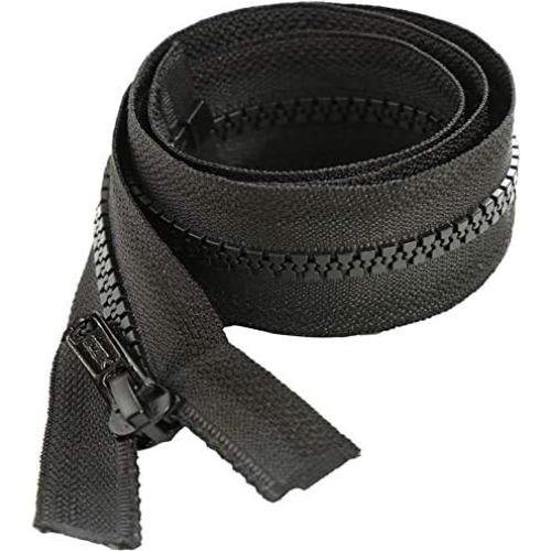 Cremalleras Separadas de Plástico AMORNPHAN 20" #5 2Pcs