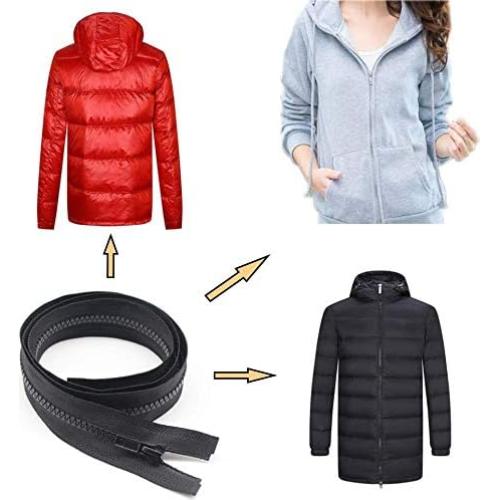 Cremalleras Separadas de Plástico AMORNPHAN 20" #5 2Pcs