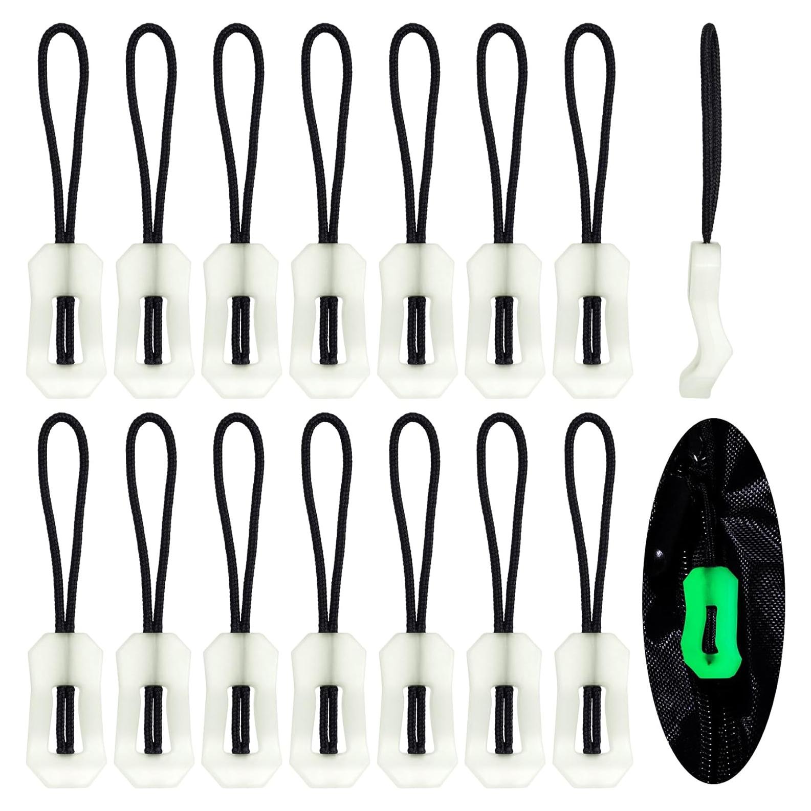 Tiradores de Cremallera Luminiscente HINZIC 16pcs Verde