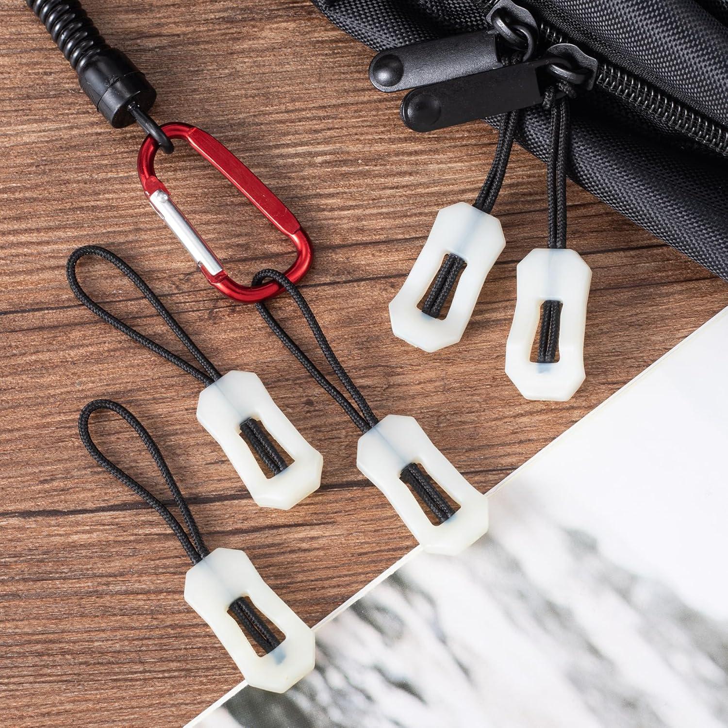 Tiradores de Cremallera Luminiscente HINZIC 16pcs Verde