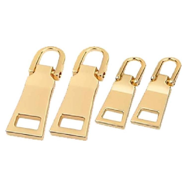Tiradores de Cremallera Dorados Sluswallow - 4 Pcs 4 cm