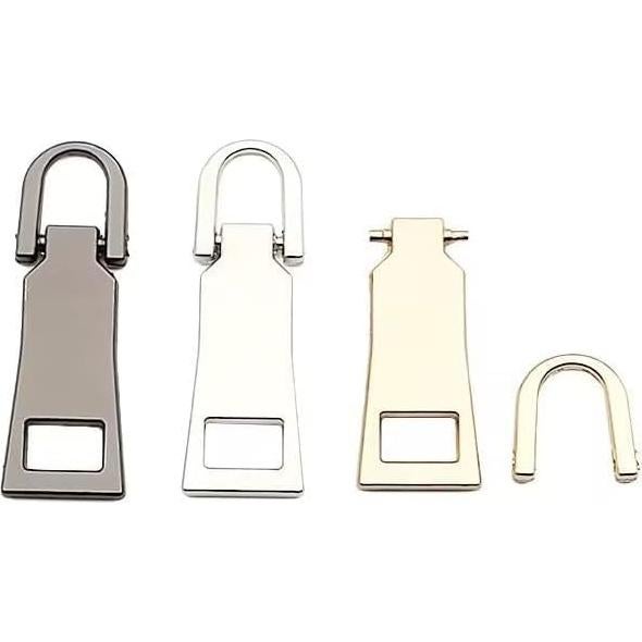 Tiradores de Cremallera Dorados Sluswallow - 4 Pcs 4 cm