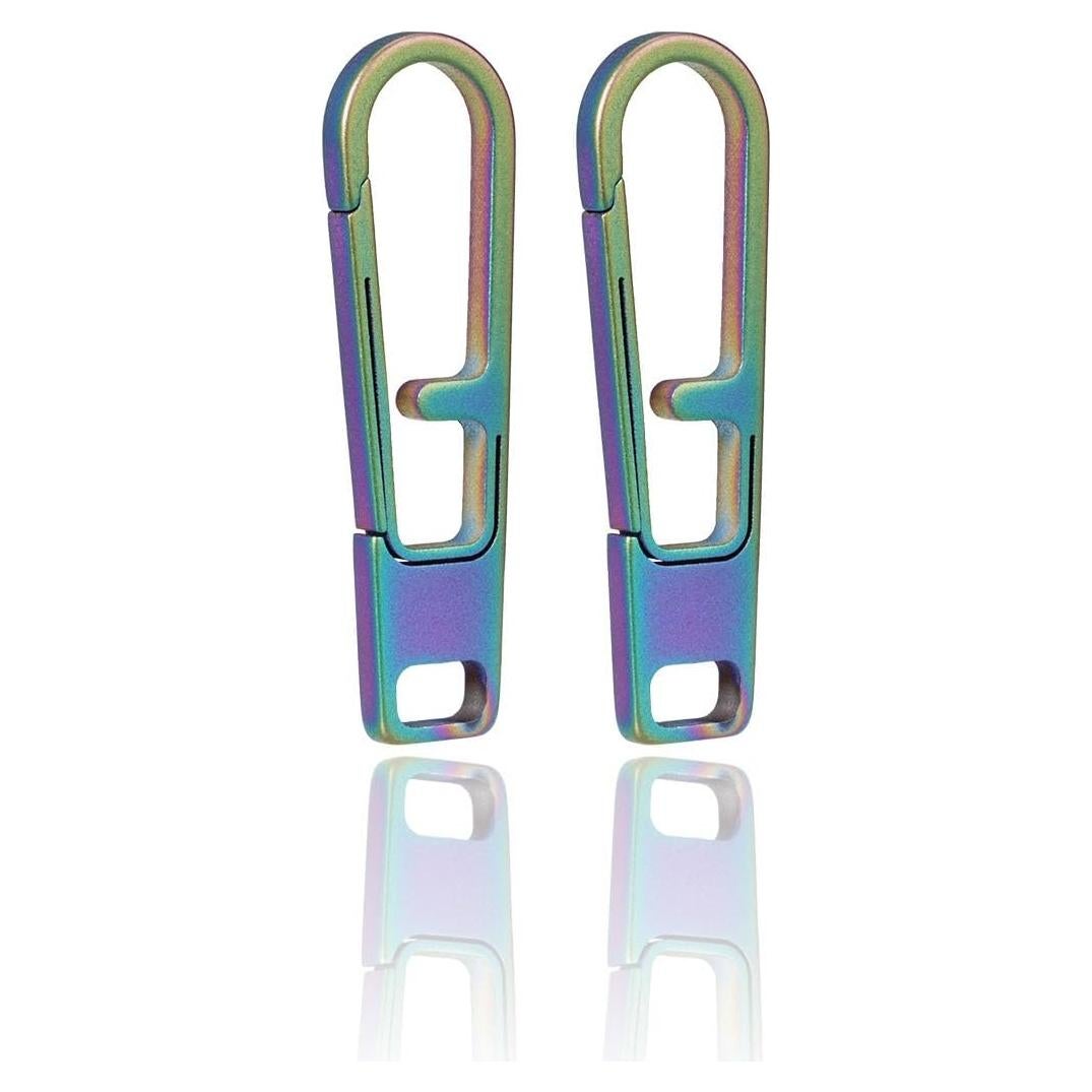 Tiradores de Cremallera de Titanio Tikidesign 2PCS Reparación DIY