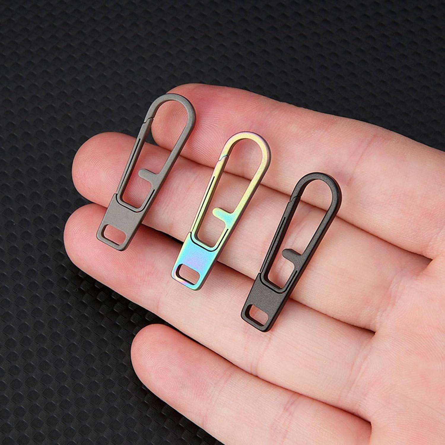 Tiradores de Cremallera de Titanio Tikidesign 2PCS Reparación DIY