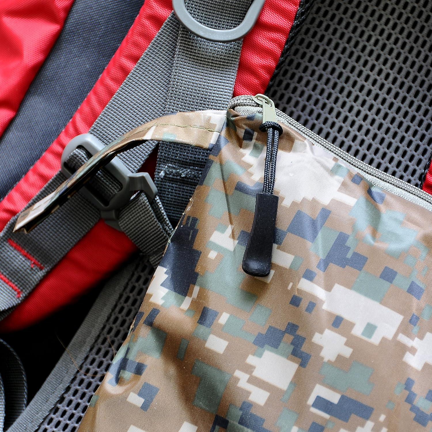 Tiradores de Cremallera Wisdompro 12 Pcs Negro Antideslizante