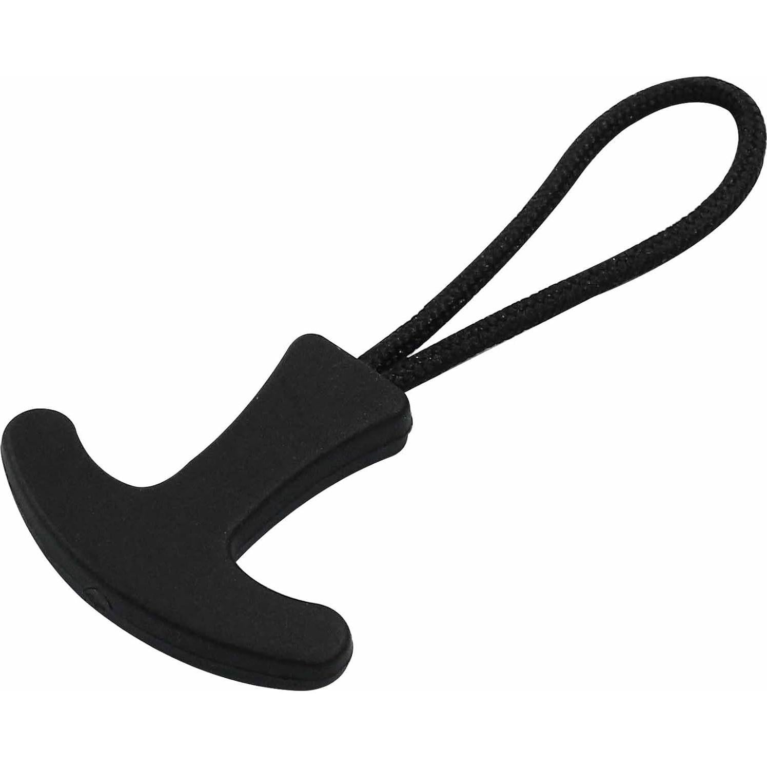 Tiradores de Cremallera Kemcatui 20pcs Nylon Negro TY2024