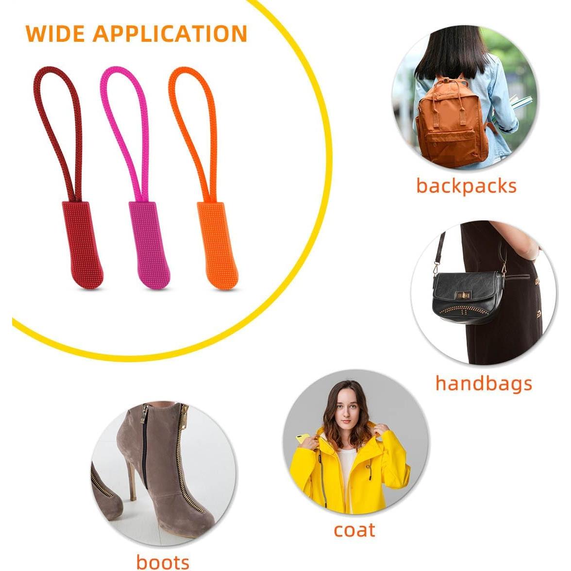 Paquete de 36 Tiradores de Cremallera Reemplazo Yuntop - 9 Colores