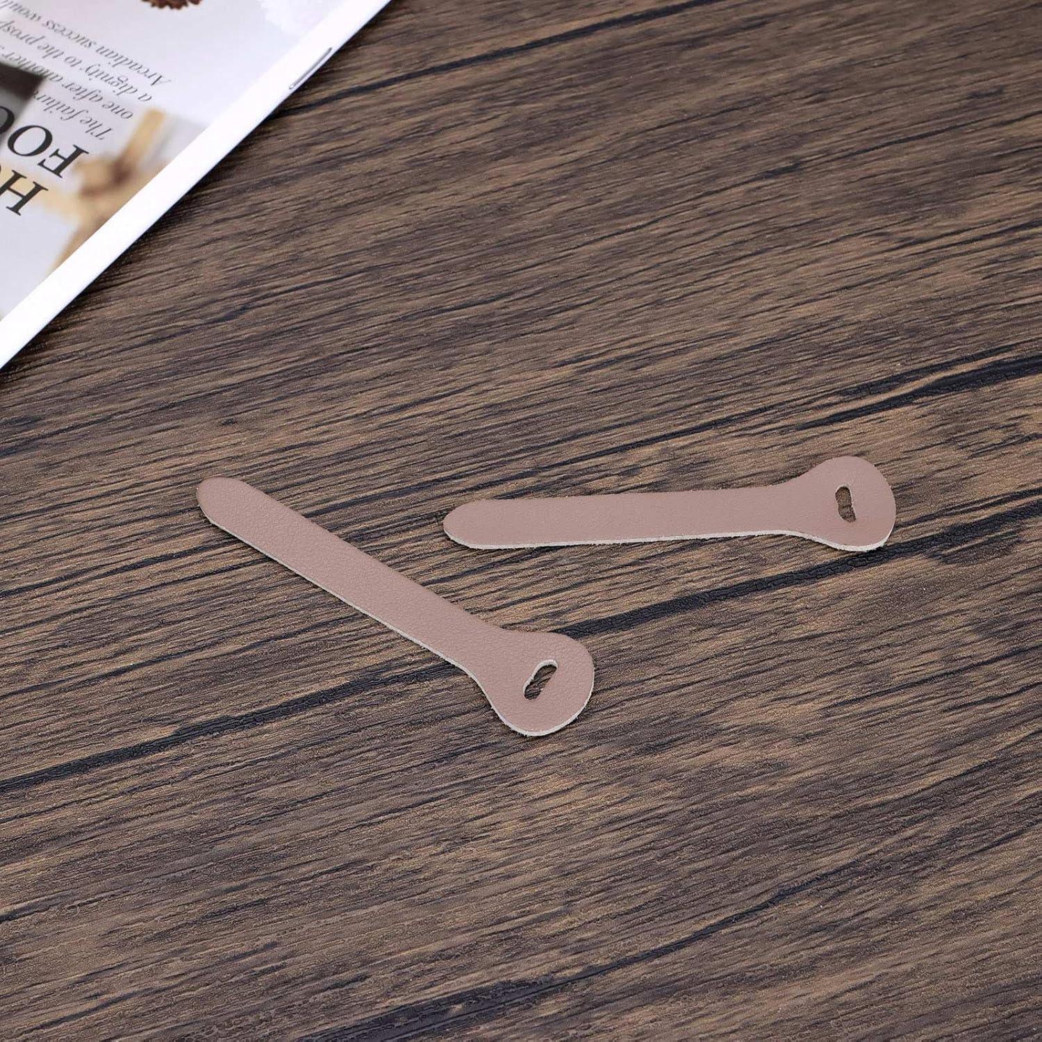 15 Tiradores de Cremallera de Cuero Genuino SG Store 70x17mm