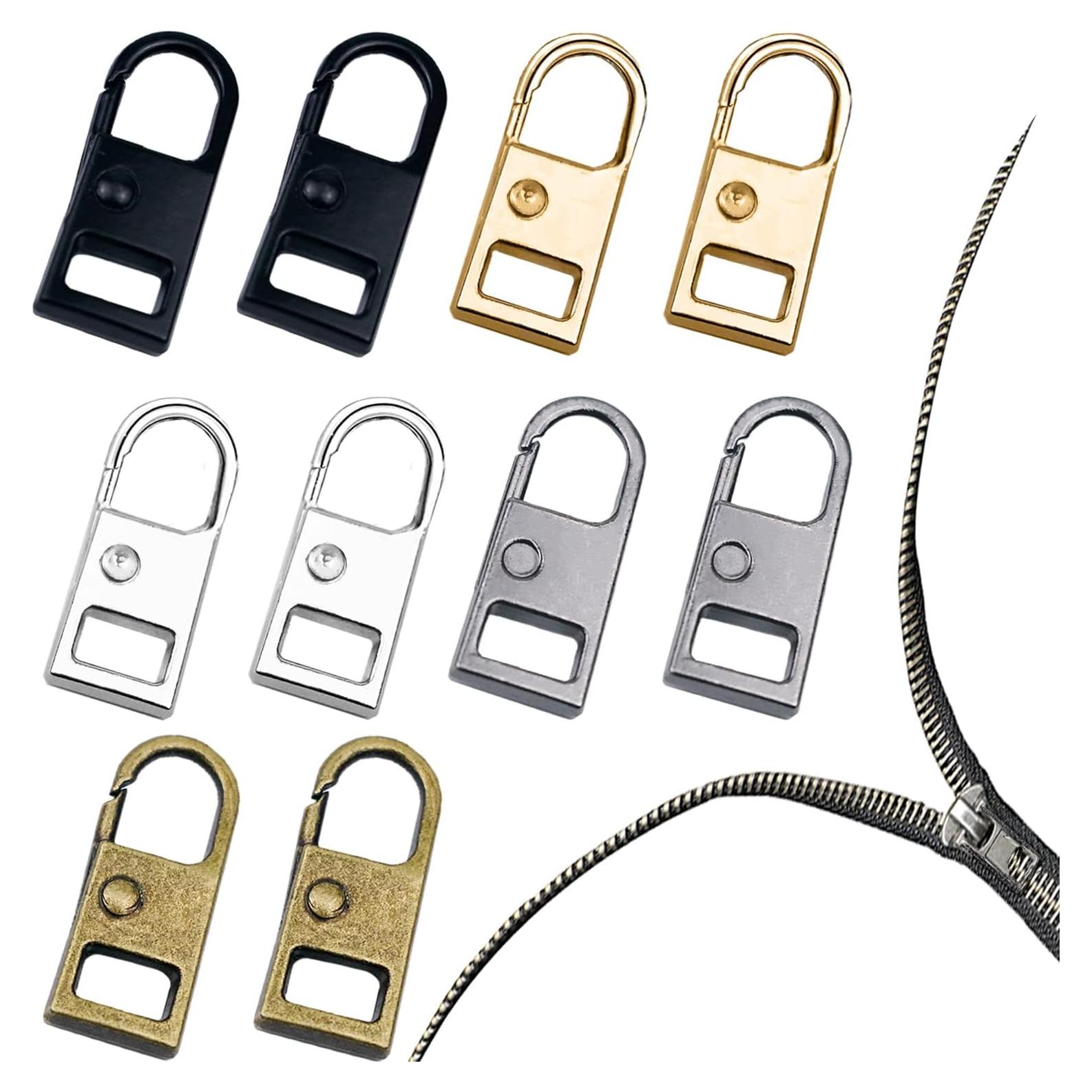 10 Piezas Reemplazo Tiradores de Cremallera LAPOHI Multicolor