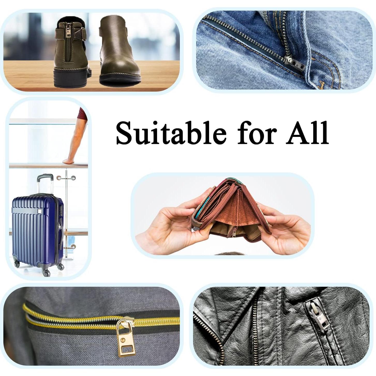 10 Piezas Reemplazo Tiradores de Cremallera LAPOHI Multicolor