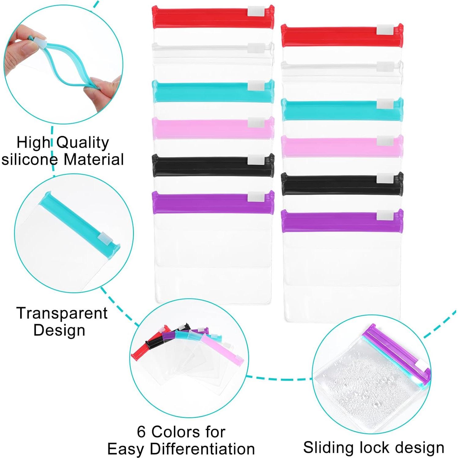 12 Bolsas de Almacenamiento Reutilizables Ptwola para Pastillas