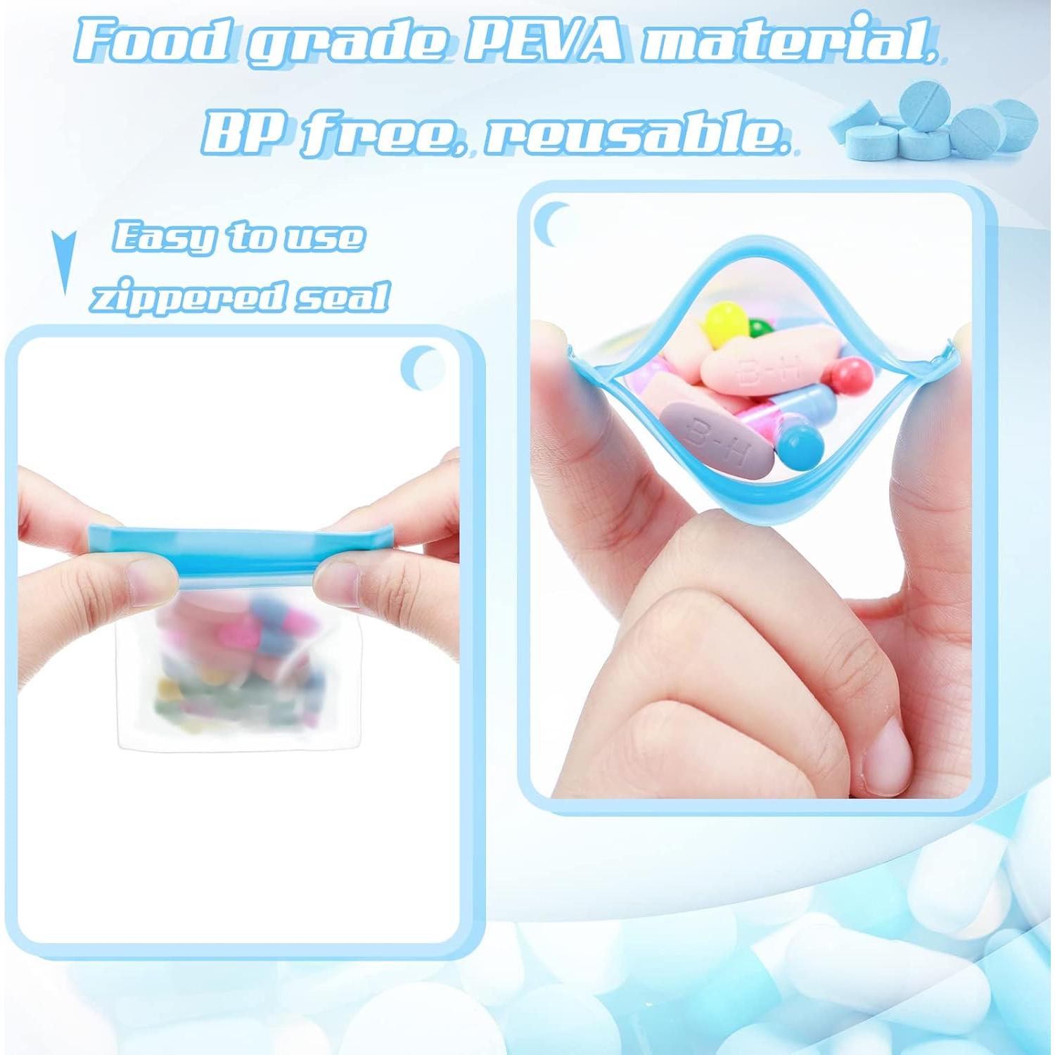 Bolsa Organizadora de Pastillas Demissle 21 Piezas 10x7 cm