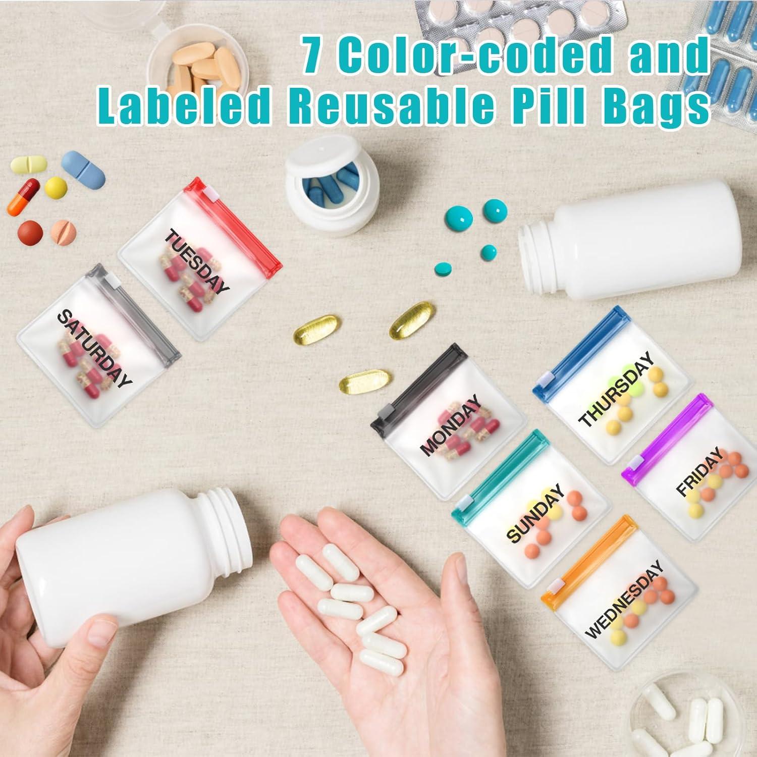 Bolsas Reutilizables para Pastillas Anglecai - 35 Unidades