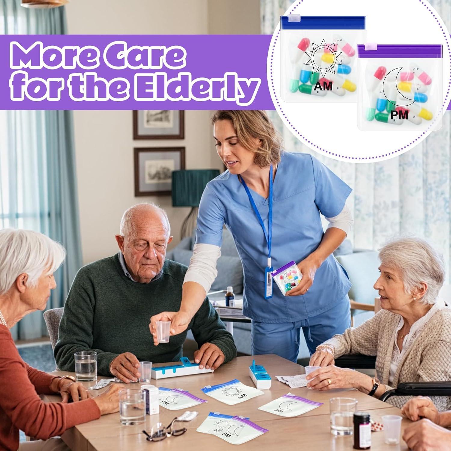 70 Bolsas de Pastillas Reutilizables Sherr - Cierre Deslizante