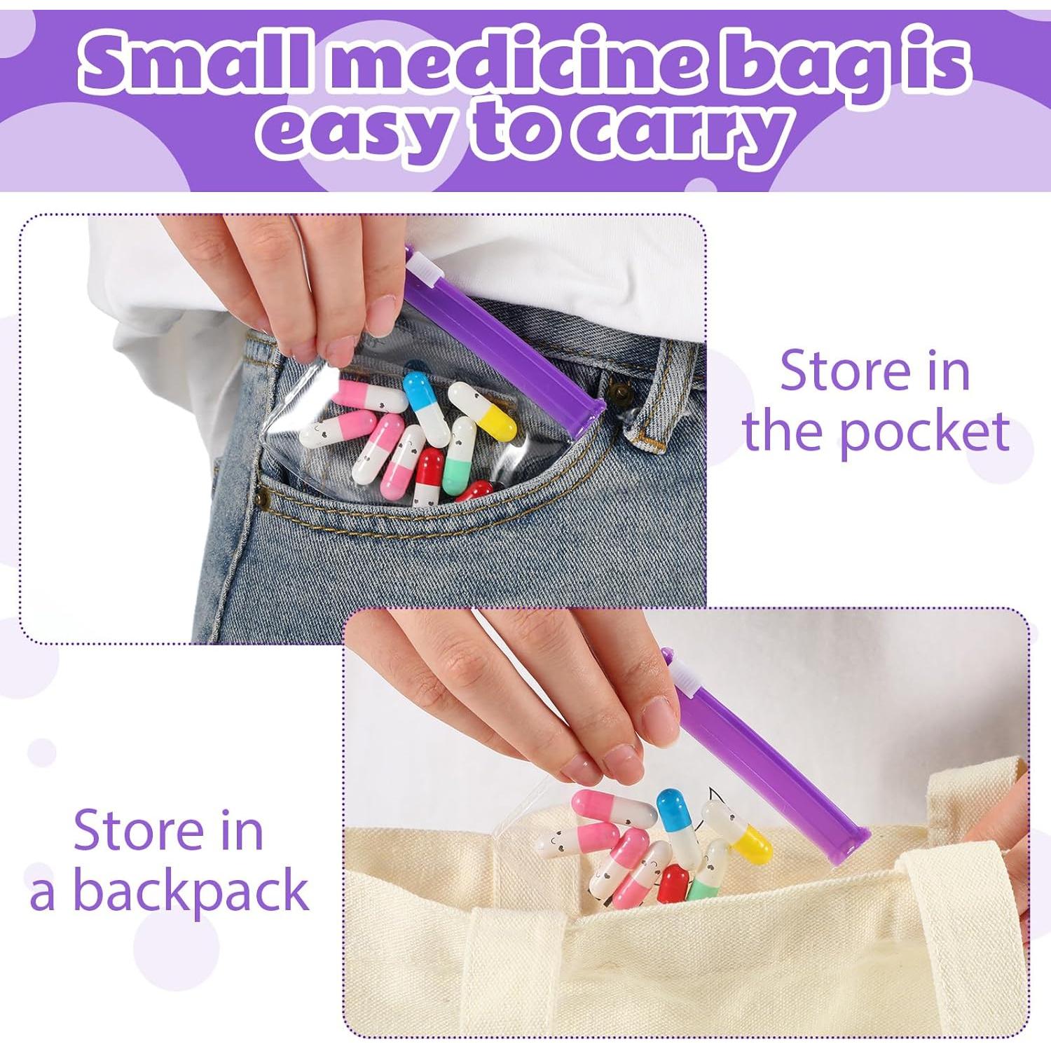 70 Bolsas de Pastillas Reutilizables Sherr - Cierre Deslizante