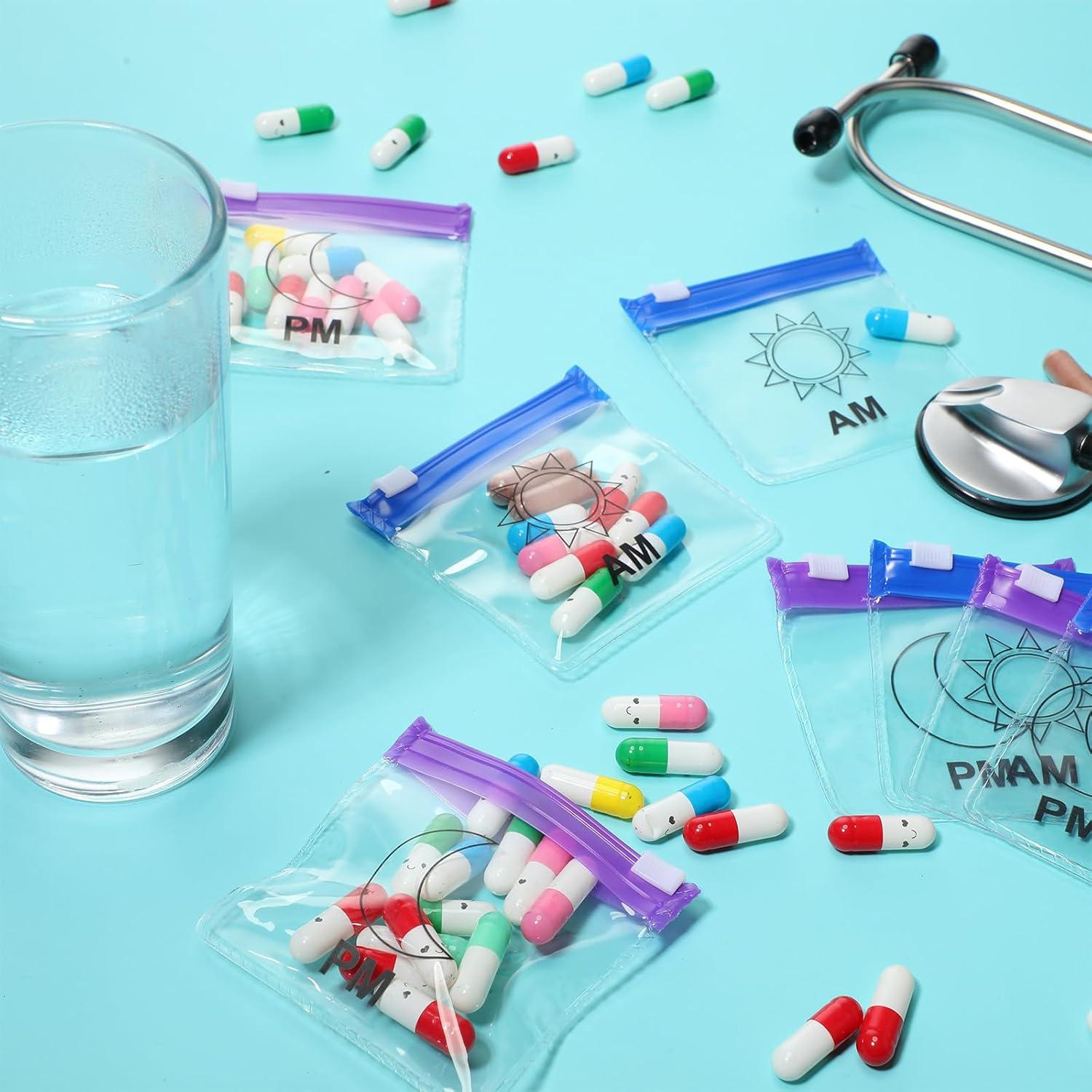 70 Bolsas de Pastillas Reutilizables Sherr - Cierre Deslizante