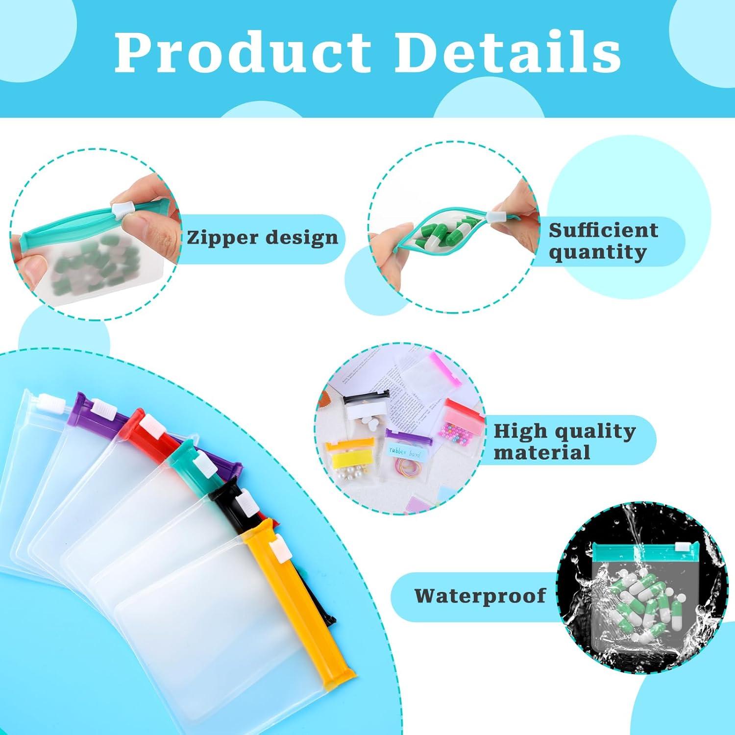 12 Bolsas de Pastillas Reutilizables Sliverdew 75x75mm