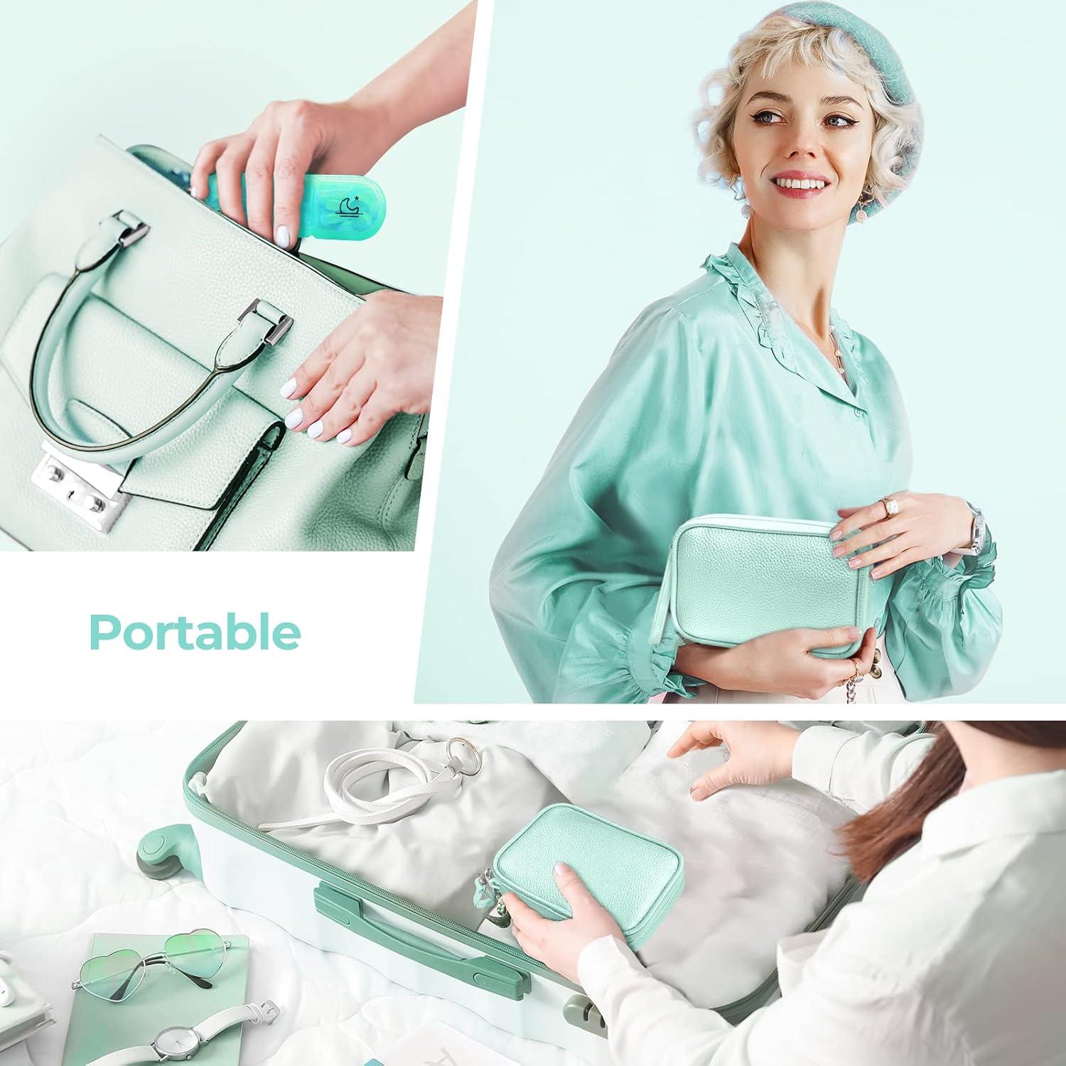 Organizador de Pastillas AMOOS 3 Veces al Día Azul Cian