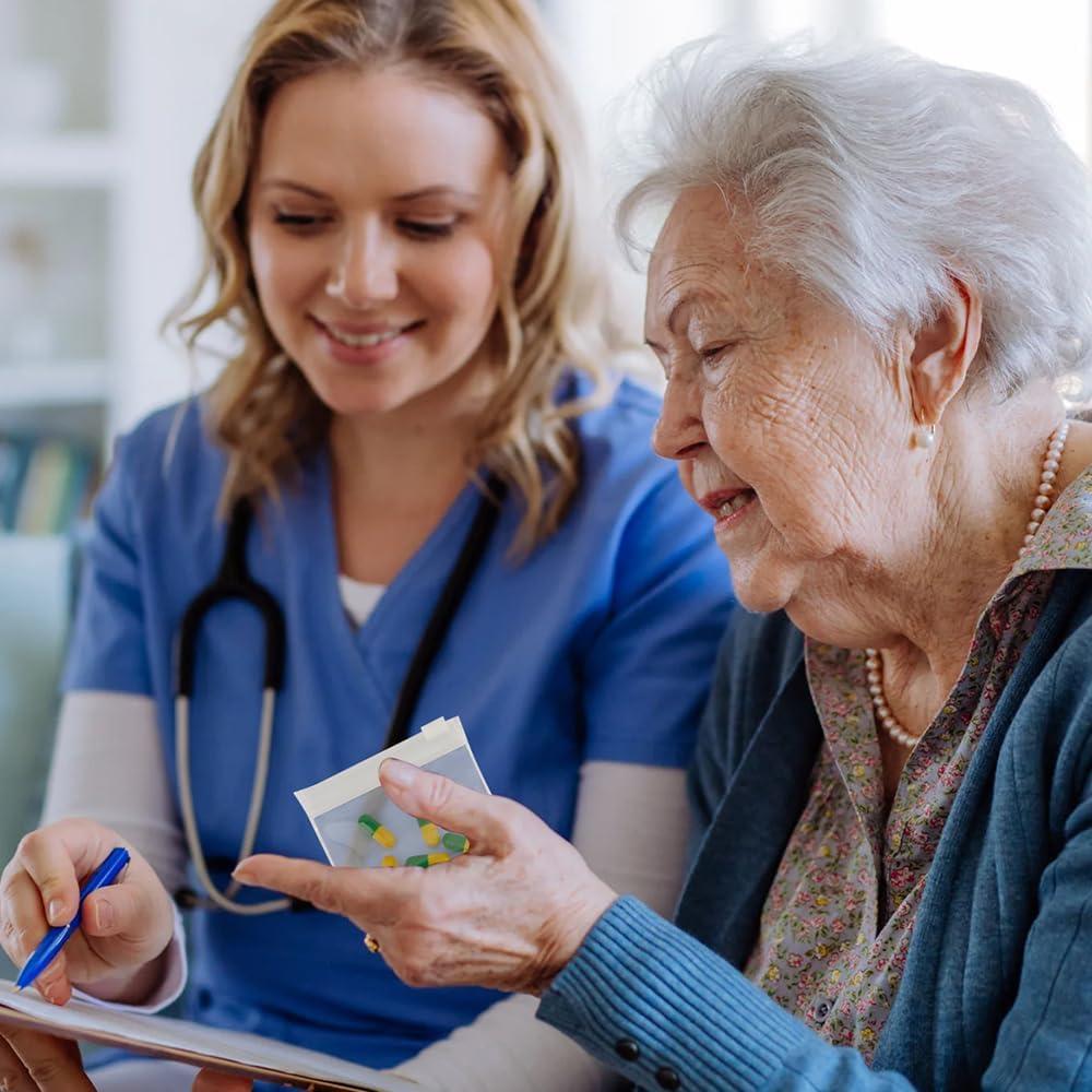 Bolsas para Medicamentos Reutilizables UnslQonds 24 PCS Transparente