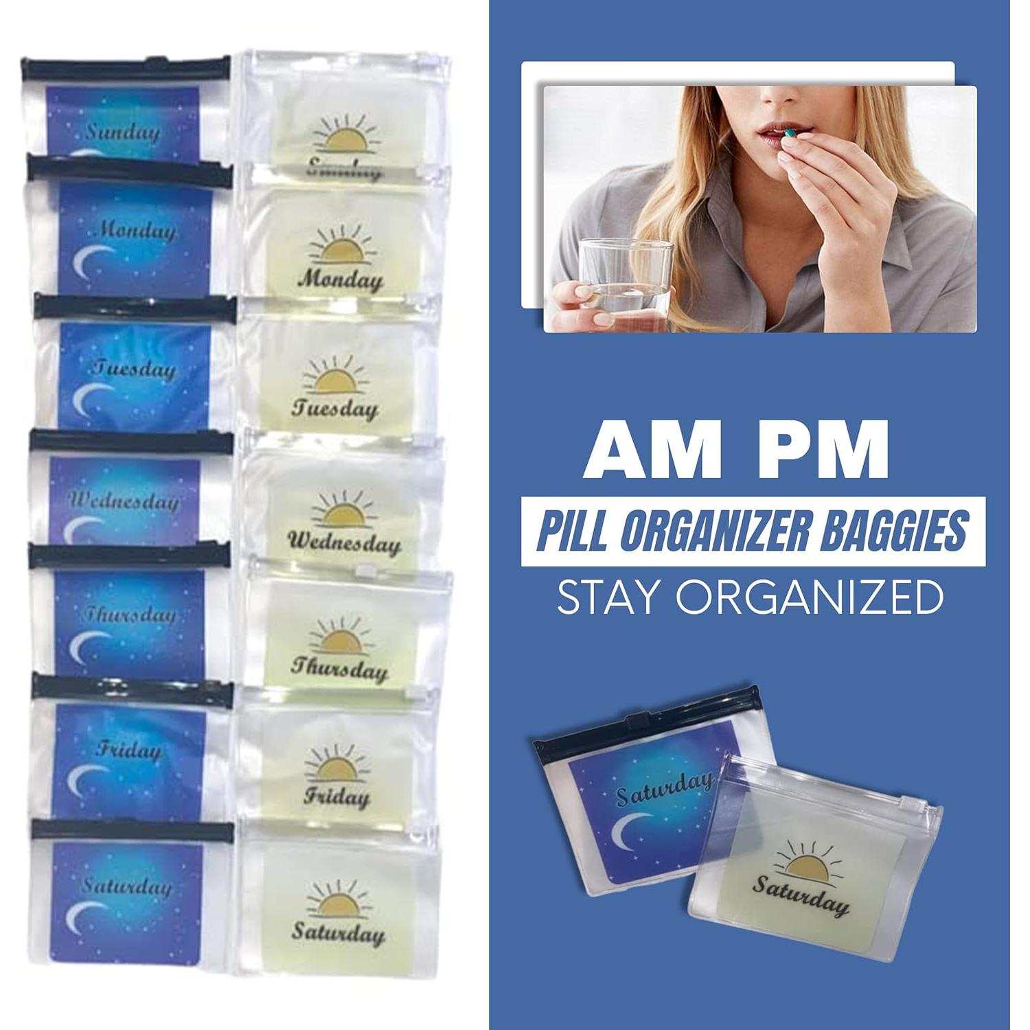 Bolsitas de Pastillas Reutilizables My Pill Purse 7 Días