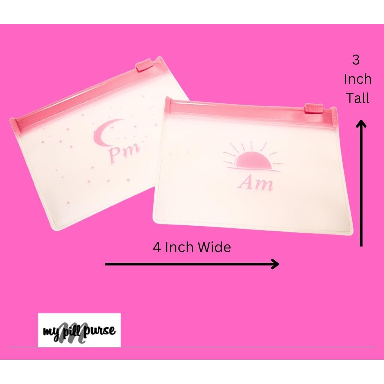 Billetera de Pastillas Rosa HomeBeautyGarden AM PM 7 Días