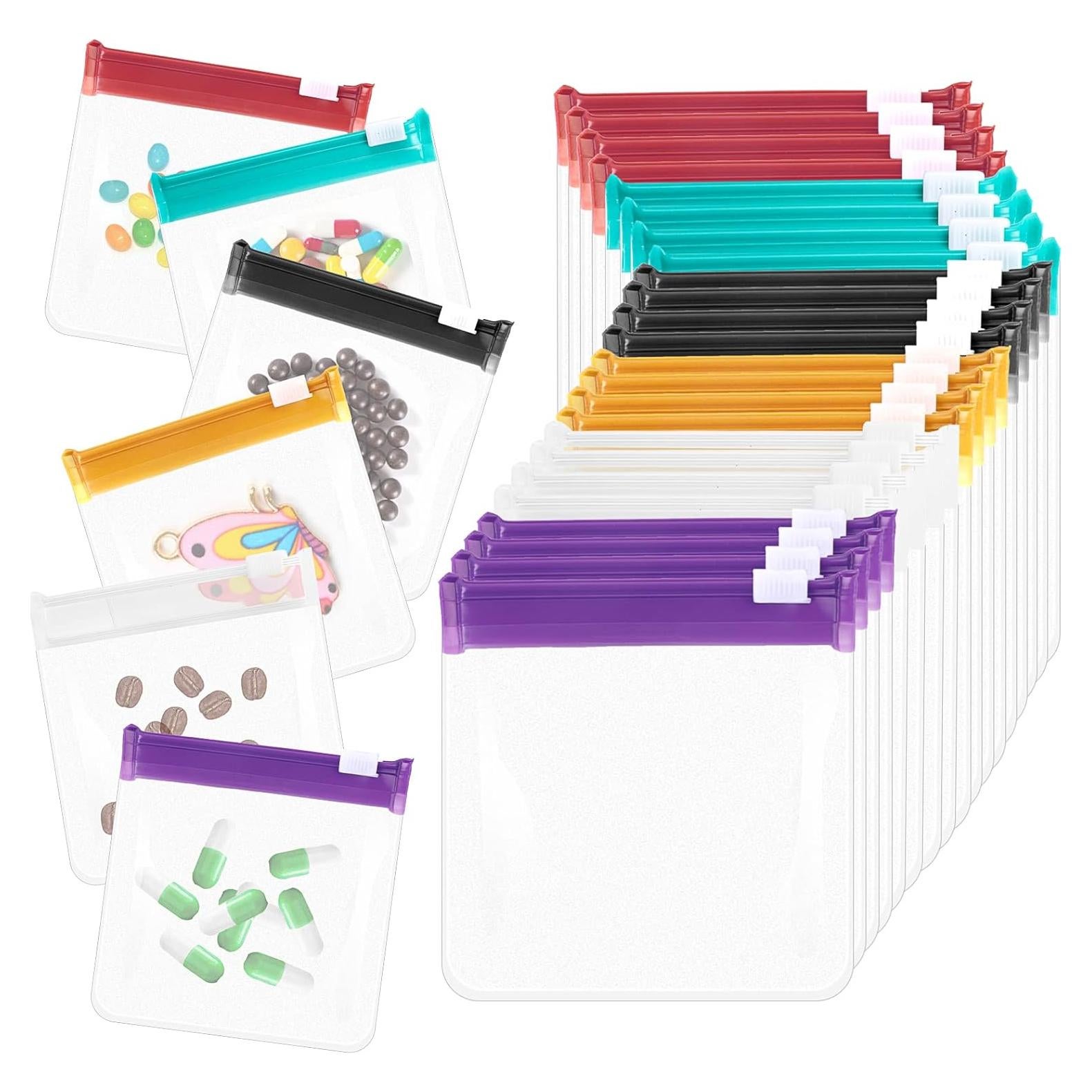 Bolsas Reutilizables para Pastillas Sliverdew 24 Piezas 75x75mm