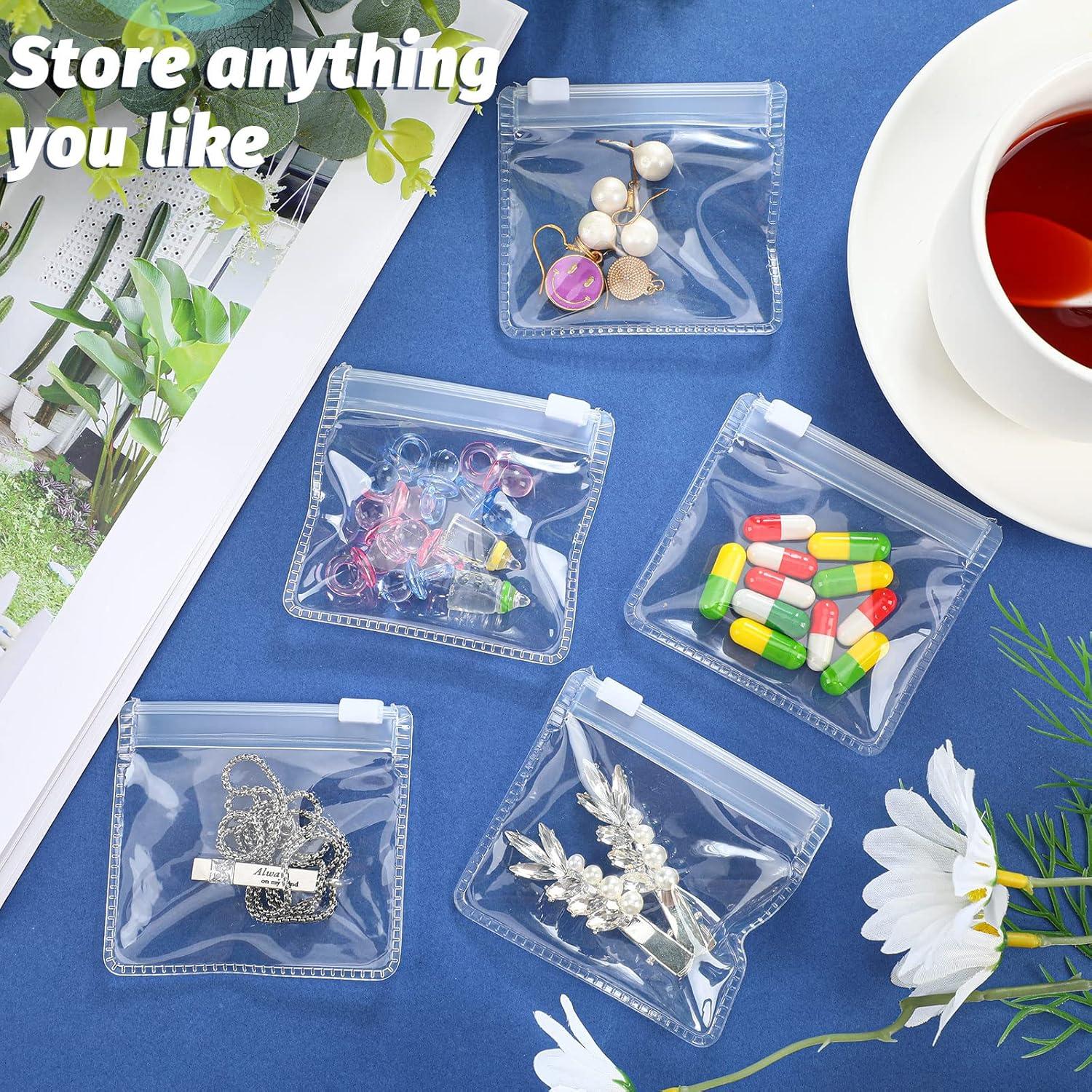 Conjunto de 24 Bolsas Reutilizables Nuanchu 7x7.6cm para Medicamentos