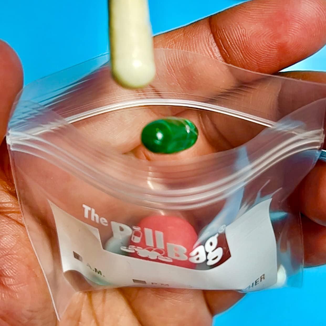 100 Bolsas Reutilizables ThePillBag para Pastillas y Viajes