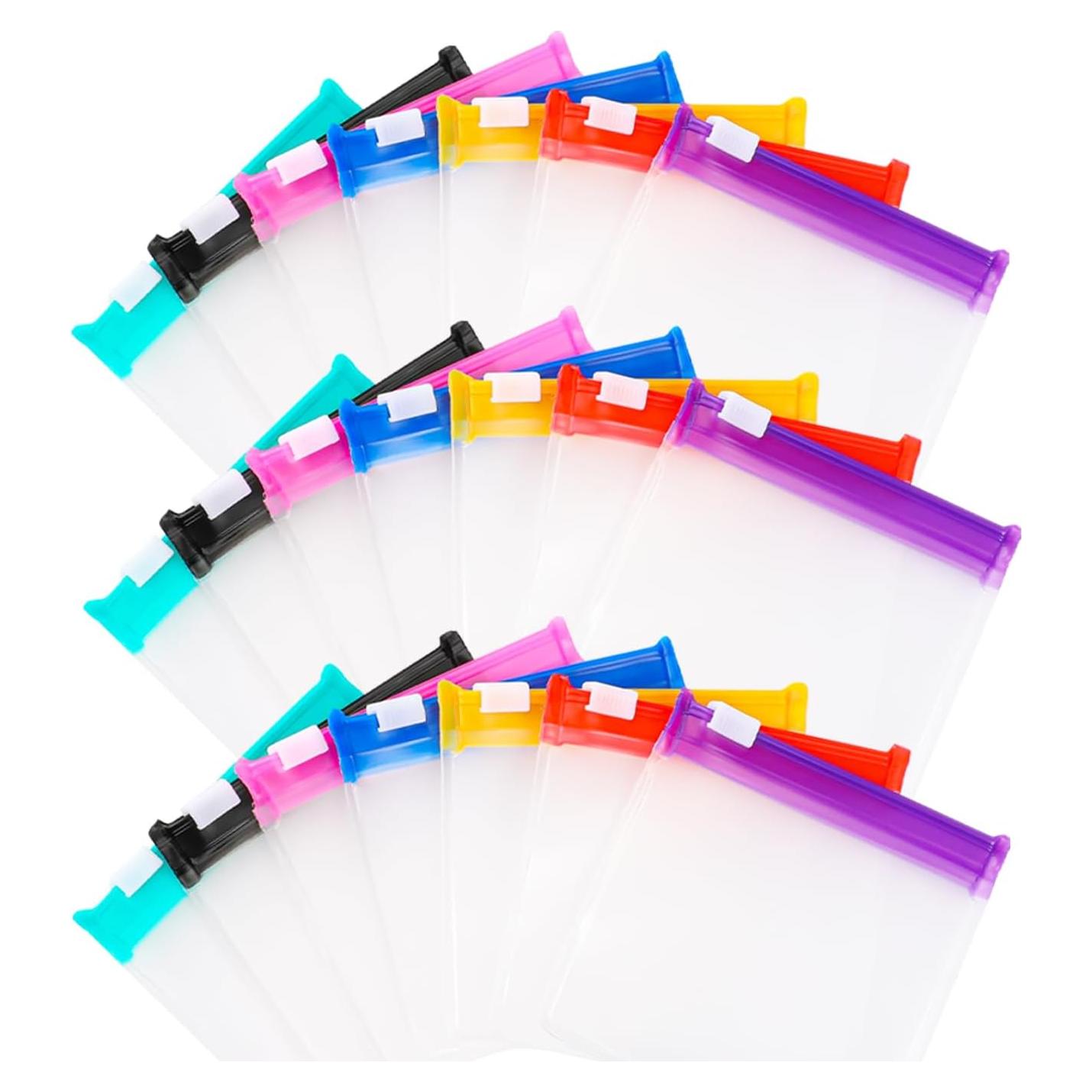 21 Bolsas de Pastillas EVA con Cierre Zip - 7 Colores