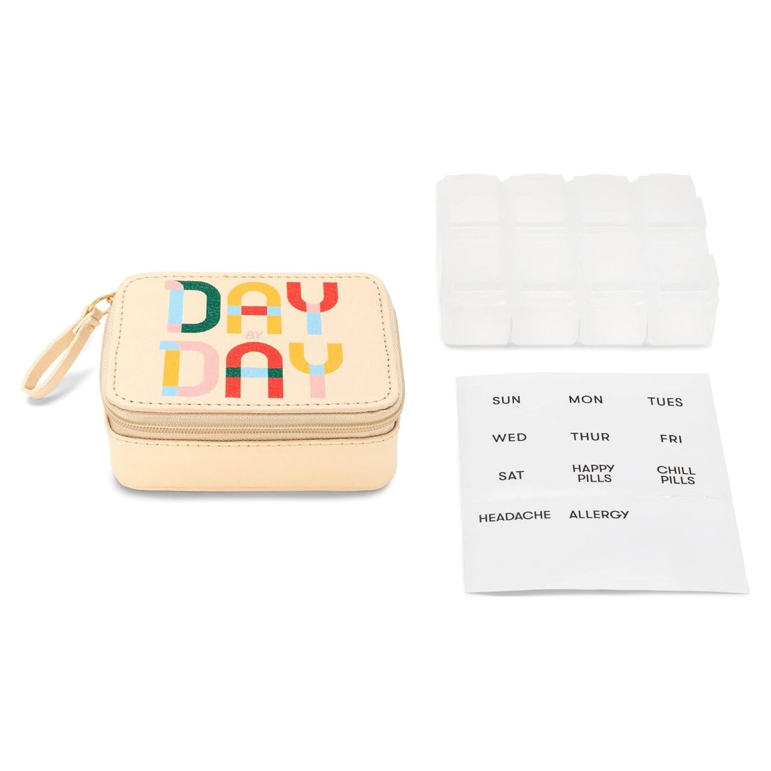 Organizador de Pastillas de Viaje ban.do con Estuche 8 Compartimentos