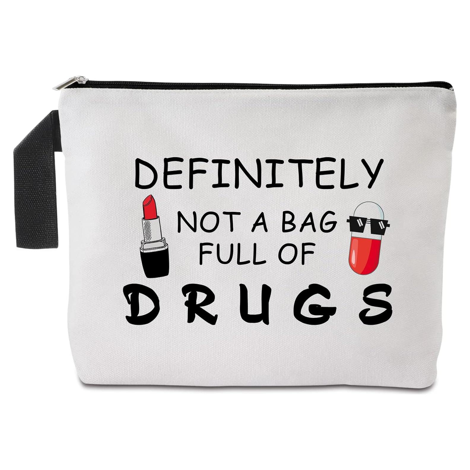 Bolsa Cosmética Divertida Yishuliwu 24.1x19.1cm Regalo Especial