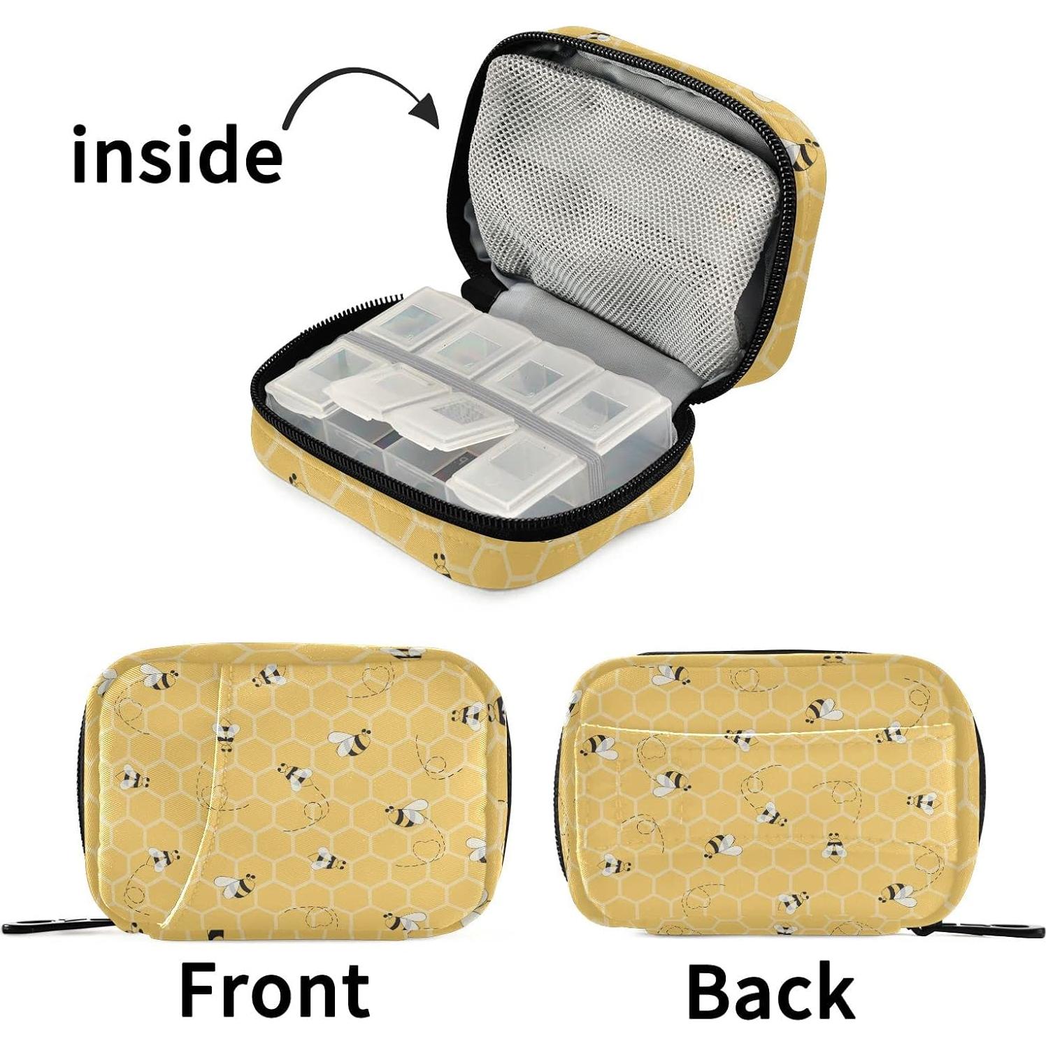 Organizador de Pastillas Armanity 7 Días Portátil 11.68x7.99cm