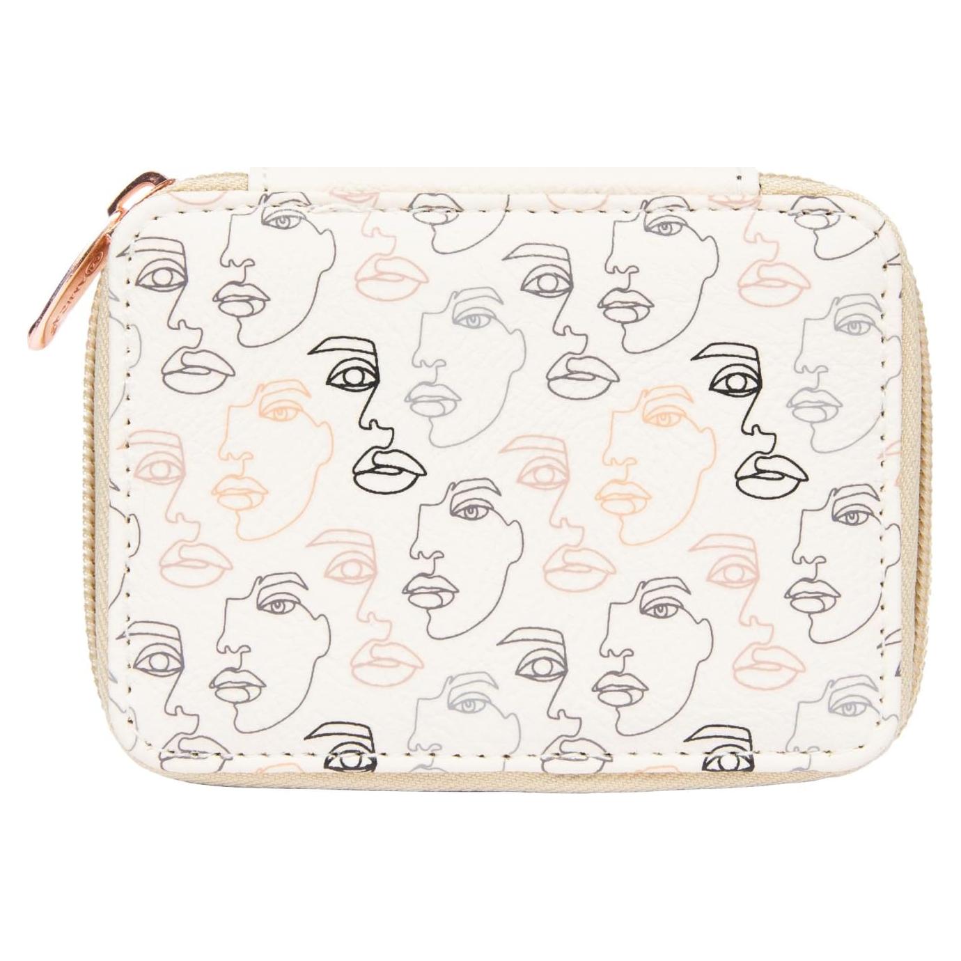 Funda para Pastillas Miamica Beige con Organizador Removible 8 Días
